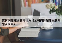 支付网站建设费用计入（公司的网站建设费用怎么入账）